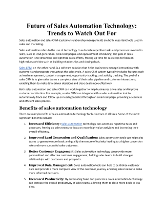 Future of Sales Automation Technology_ Trends to Watch Out For.