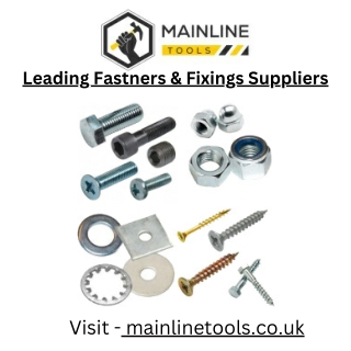 Leading Fastners & Fixings Suppliers