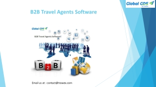 B2B Travel Agents Software