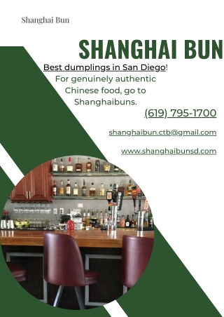 Best Dumplings in San Diego - Shanghai Bun