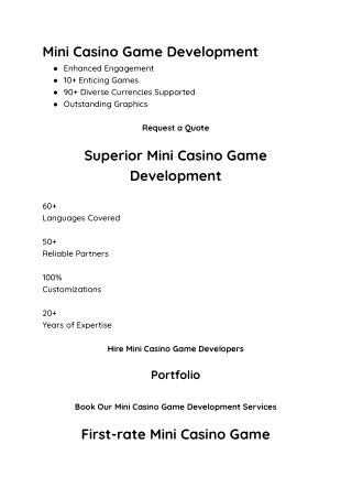 03 Mini casino game development