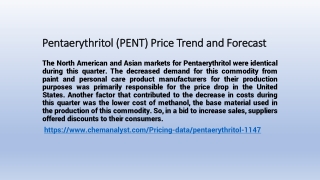 Pentaerythritol Pricing online