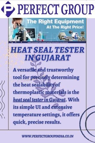 Heat Seal Tester in Gujarat | Perfectgroupindia