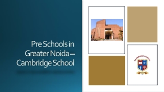 Preschools in Greater Noida