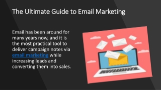 The Ultimate Guide to Email Marketing