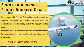 Frontier Airlines Flight Booking Deals