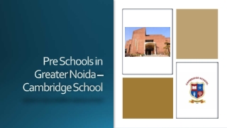 Preschools in Greater Noida