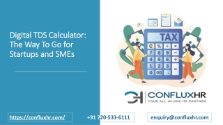 Digital TDS Calculator The Way To Go for Startups and SMEs