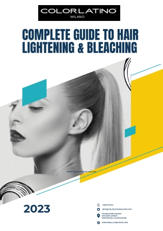 Complete Guide to Hair Lightening & Bleaching