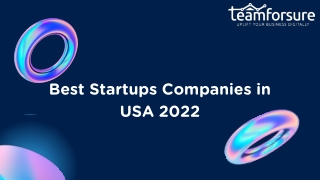Best Startups Companies in USA 2022