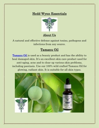 Tamanu Oil