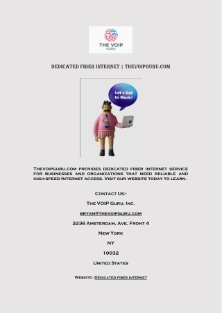 Dedicated Fiber Internet | Thevoipguru.com