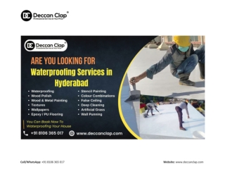 Waterproofing Services in Hyderabad