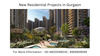 New Residential Projects In Gurgaon Launch, New Residential Project In Sector 63