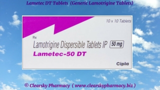 Lametec DT Tablets (Generic Lamotrigine Tablets)