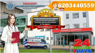 Confirm Air Ambulance Service with necessary medical equipment |ASHA