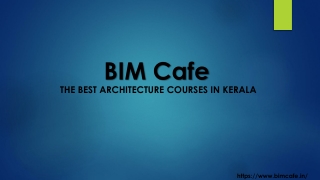 Architecture courses in Kerala