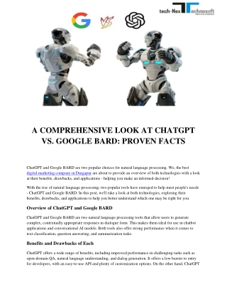 ChatGPT vs. Google Bard