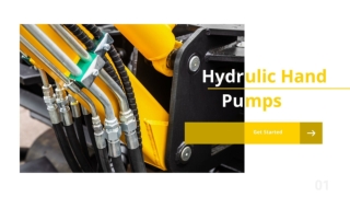Hydraulic hand pumps