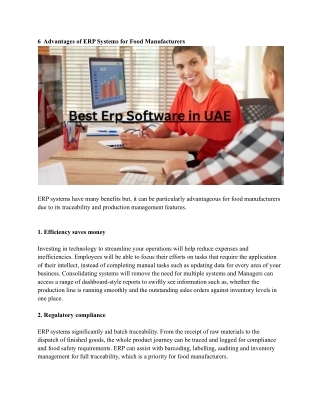Best Erp Software in UAE