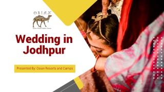 Your Dream Wedding Destination in Jodhpur