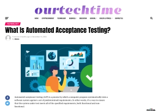 What Is Automated Acceptance Testing