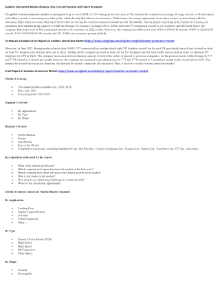 Aviation Connectors Market