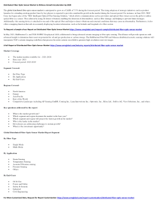 Distributed Fiber Optic Sensor Market