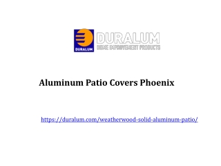 Best Aluminum Patio Covers Phoenix