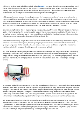14 Lokasi Hermes21 Nonton Online Usul Film Netflix Horor Indonesia Bioskop45 Tun