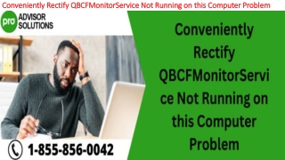Tips To Move QBCFmonitorservice Not Running on This Computer