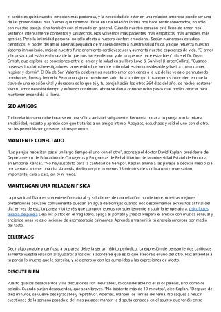 Ideas fundamentadas en la evidencia, para mejorar tu relación