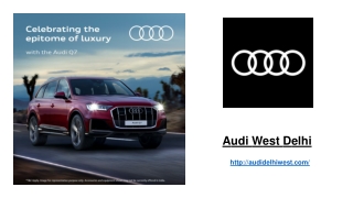 Audi West Delhi