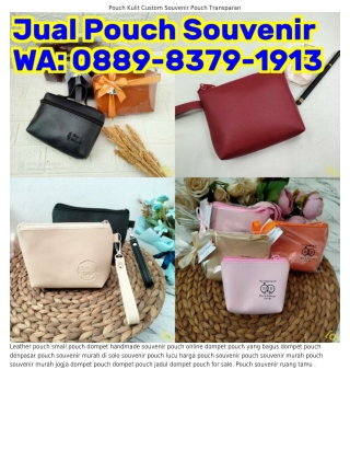O88ᑫ·83ᜪᑫ·IᑫI3 (WA) Pouch Dompet Etalase Dompet Pouch Ori