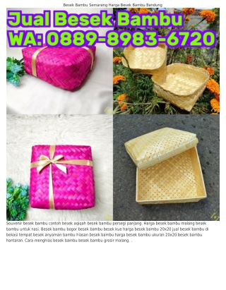 088ᑫ•8ᑫ8З•6ᜪ20 (WA) Besek Bambu Di Surabaya Jual Besek Bambu Warna Warni