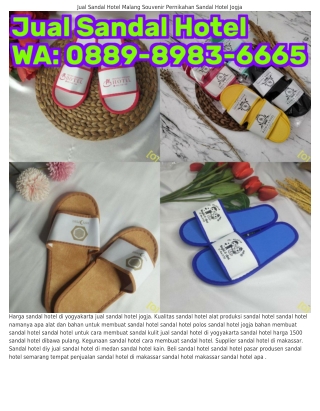 ౦889~898౩~ϬϬϬ5 (WA) Harga Sandal Hotel Murah Jual Sandal Hotel Di Banjarmasin