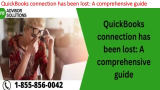The most useful methods to fix QuickBooks Connection Has Been Lost