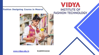 Admire your dreams with this Fashion Designing Colleges in Meerut