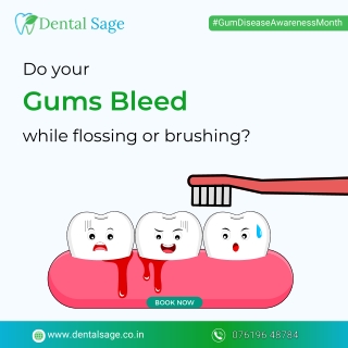 Bleeding while flossing or brushing? Dental Clinic in Yelahanka | Dental Sage