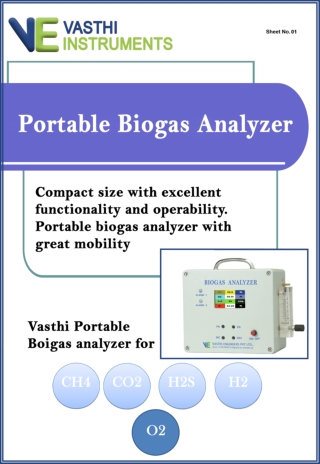Portable Biogas Analyzer