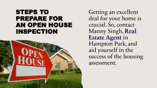Steps to Prepare for an Open House Inspection