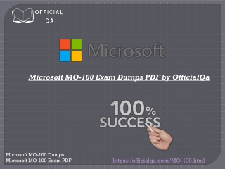 Microsoft MO-100 By OfficialQa