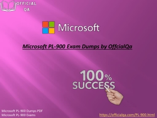 Microsoft PL-900 by OfficialQa