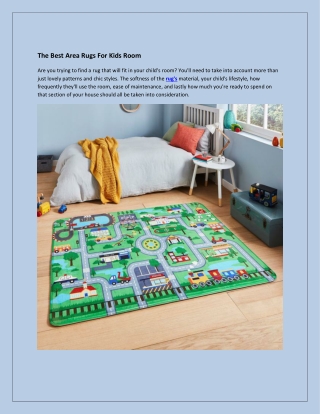 The Best Area Rugs For Kids Room