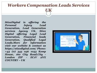 Workers Compensation Leads Services UK