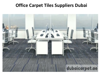 Office Carpet Tiles Suppliers Dubai