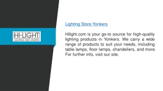 Lighting Store Yonkers  Hilight.com