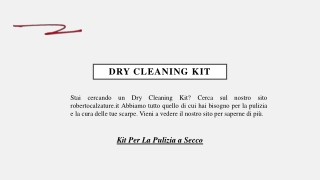 dry cleaning kit