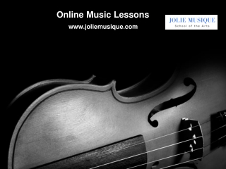 Online music Lessons-www.joliemusique.com