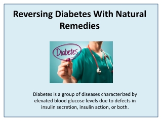 Diabetes Herbal Supplement to Maintain Blood Glucose Level